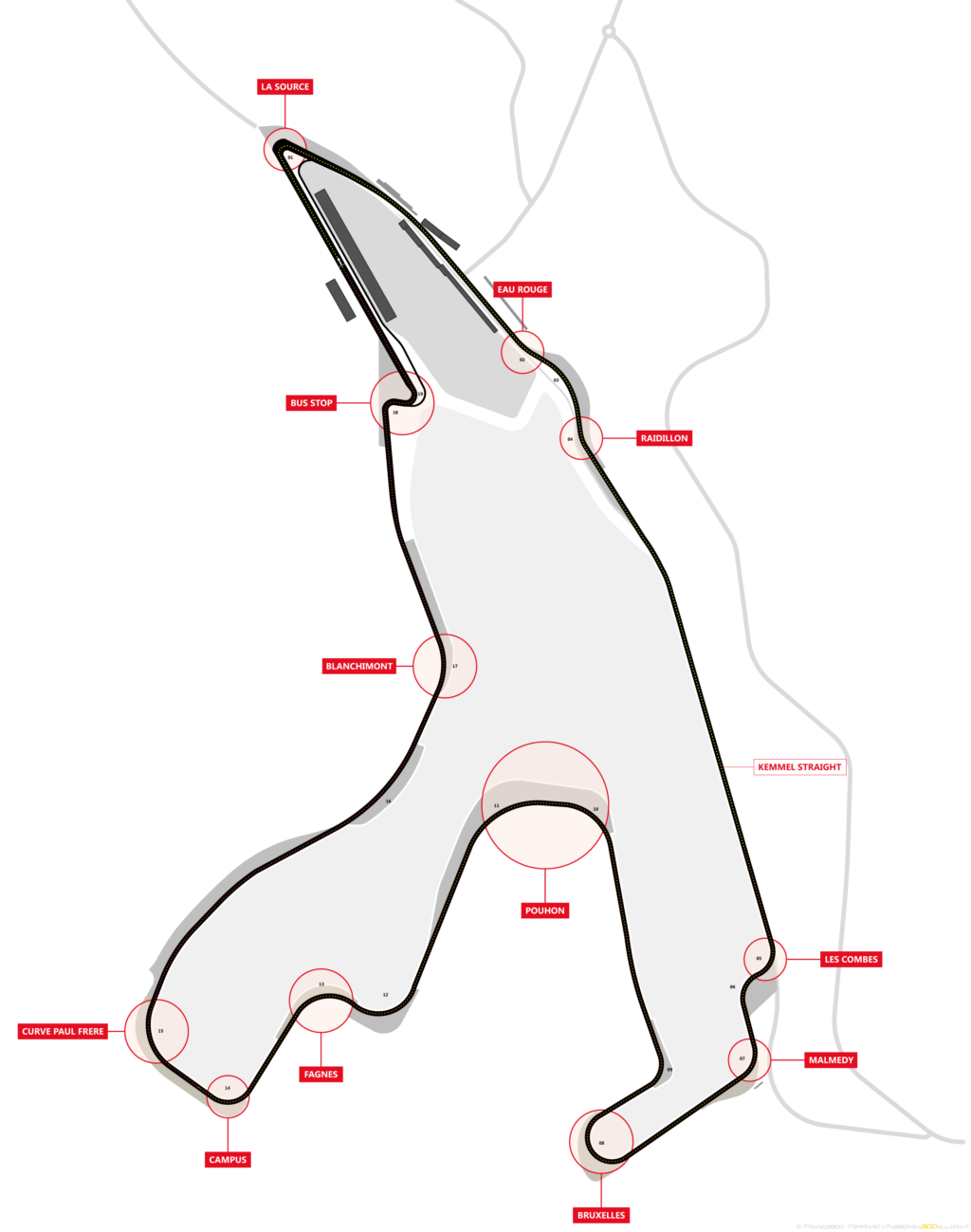 F1 | GP Belgio 2022: la mappa e le statistiche di Spa-Francorchamps F1 | GP Belgio 2022: la mappa e le statistiche di Spa-Francorchamps