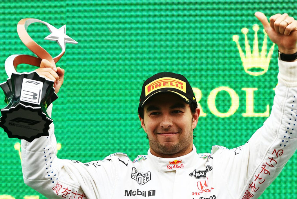 F1 | GP Turchia 2021: la gara di Sergio Perez (Red Bull), terzo