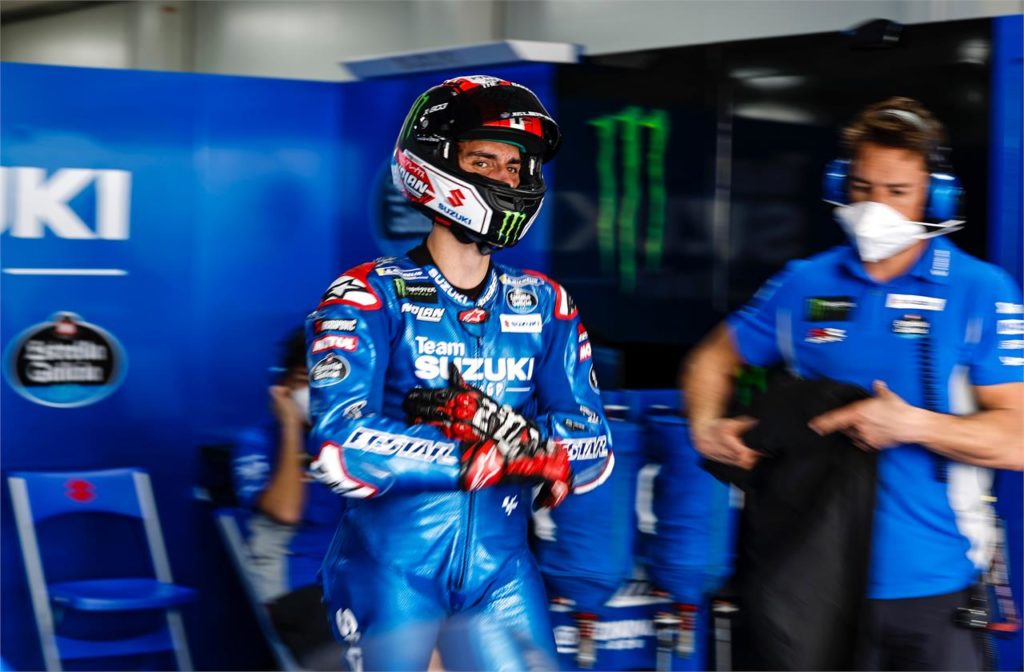 MotoGP | GP Gran Bretagna 2022, Rins (Suzuki): "Stavo soffrendo molto con una mancanza di trazione posteriore"