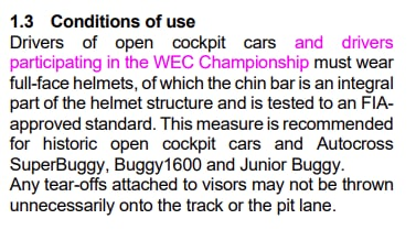 F1 | Cosa dice il regolamento sulle visiere a strappo, le Tear-off? Nel 2016 un tentativo (fallito) per tenerle in abitacolo F1 | Cosa dice il regolamento sulle visiere a strappo, le Tear-off? Nel 2016 un tentativo (fallito) per tenerle in abitacolo